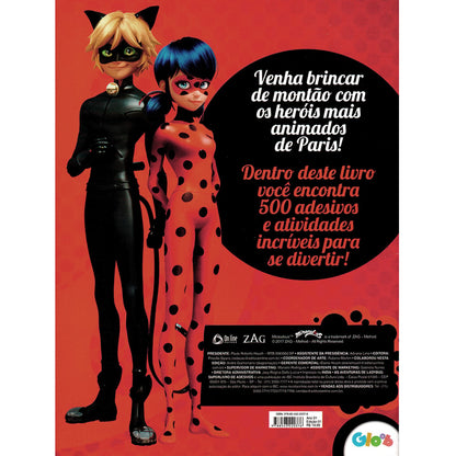 Super livro de adesivos Miraculous | 500 Adesivos