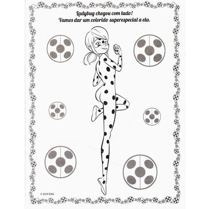 Miraculous | Colorindo com Adesivos