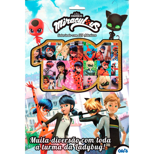 Miraculous Colorindo com 101 Adesivos