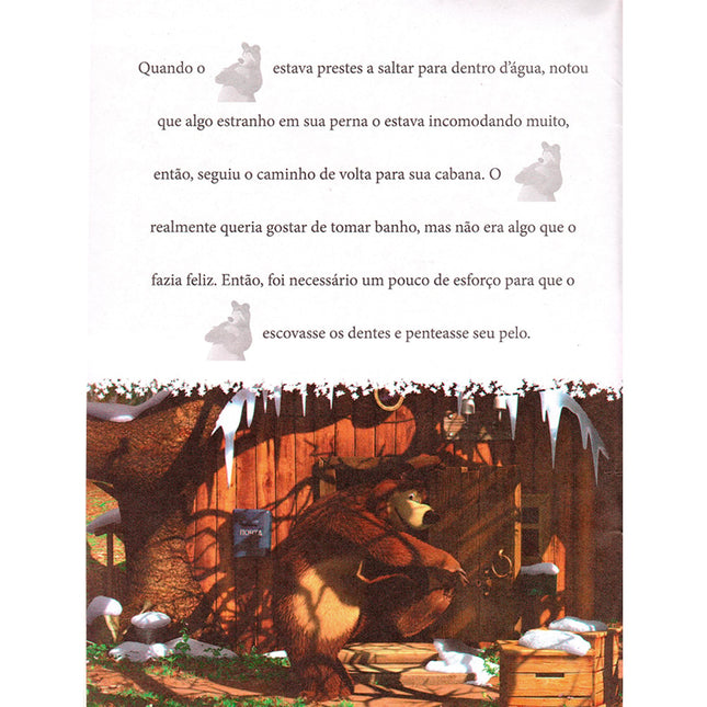 Marsha e o Urso | Livro de Atividades com Adesivos
