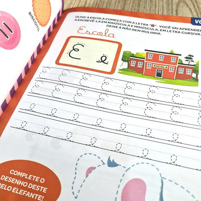 Cartilha de Caligrafia Atividades de Reforço | Caminhos da Alfabetização Vol1