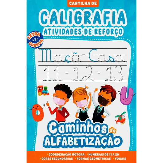 Cartinha de Caligrafia Atividades de Reforço | Caminhos da Alfabetização