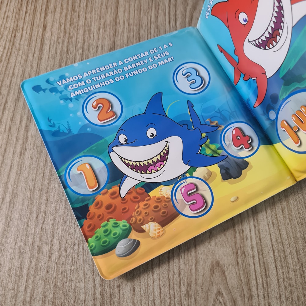 Fundo do Mar Livro de Banho | Club Shark