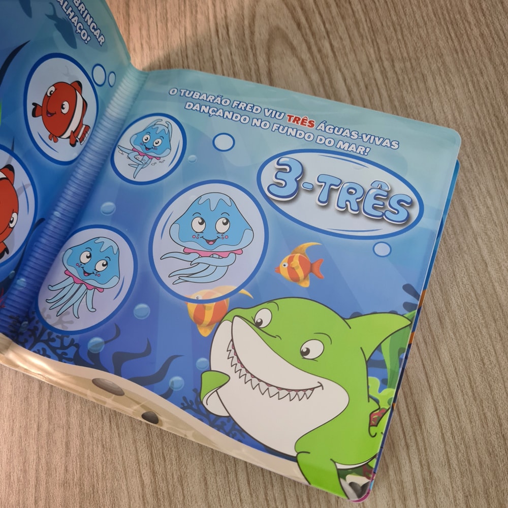 Fundo do Mar Livro de Banho | Club Shark