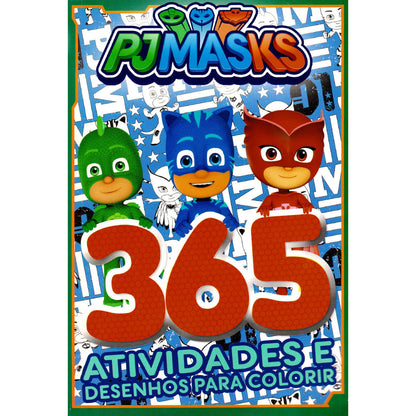 PJ Masks | 365 Atividade e Desenhos para Colorir