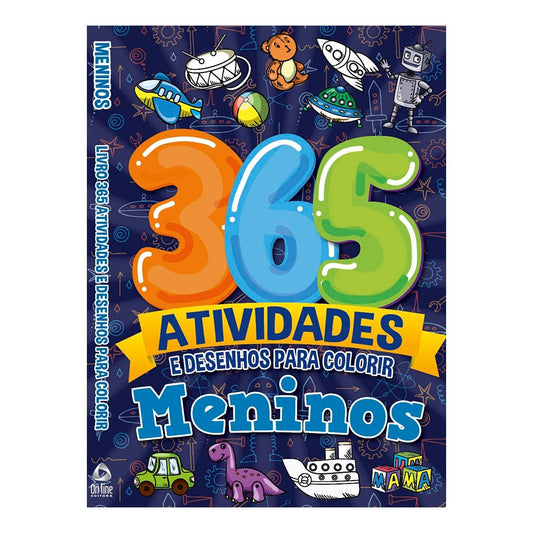 365 Atividades e Desenhos para Colorir | Meninos