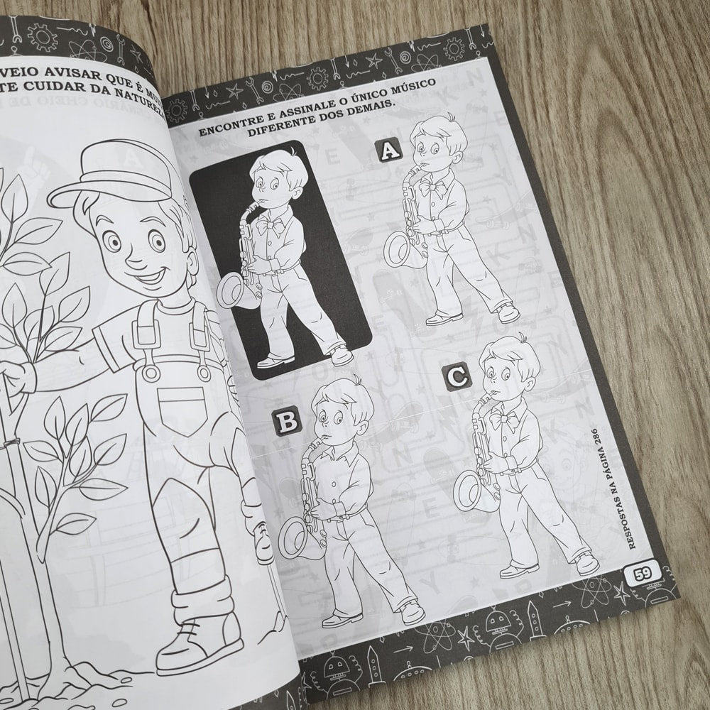 365 Atividades e Desenhos para Colorir | Meninos