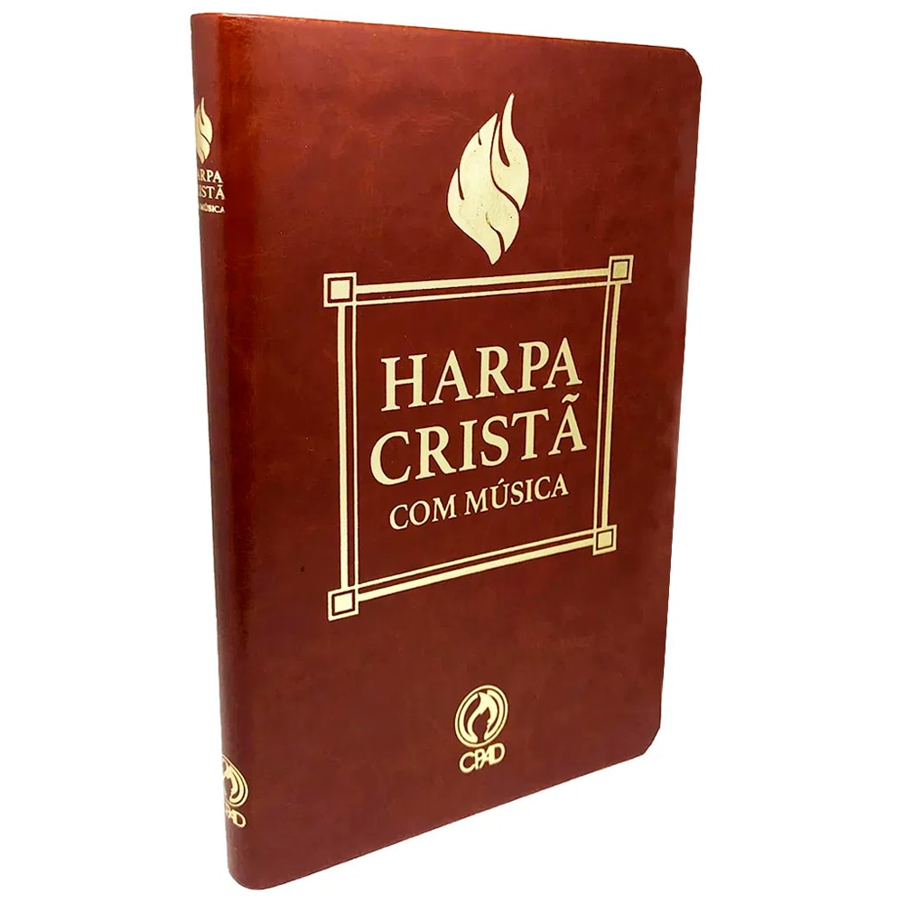 Harpa Cristã | Com Música | Capa Marrom