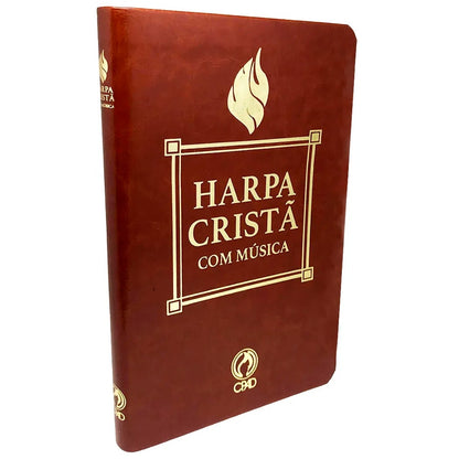 Harpa Cristã | Com Música | Capa Marrom