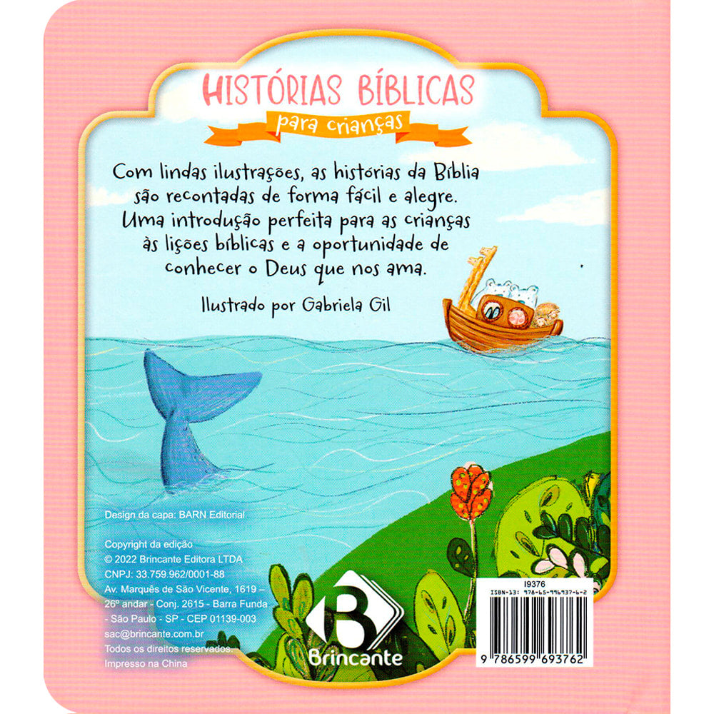 Histórias Bíblicas para Crianças | Capa Dura Rosa