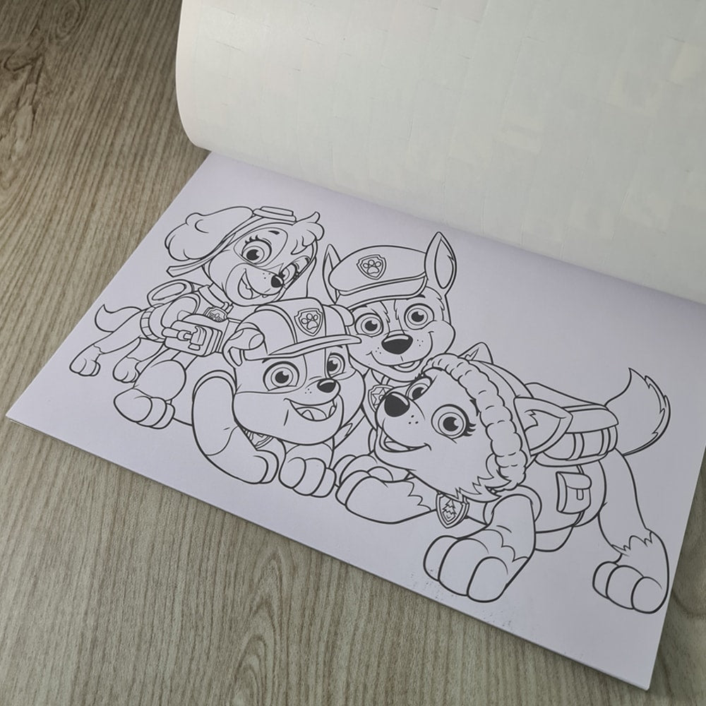 Prancheta para Colorir com 1500 Adesivos | Patrulha Canina