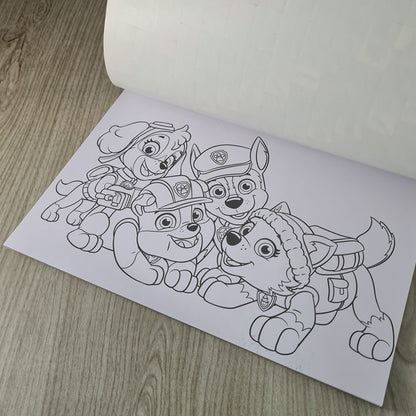Prancheta para Colorir com 1500 Adesivos | Patrulha Canina