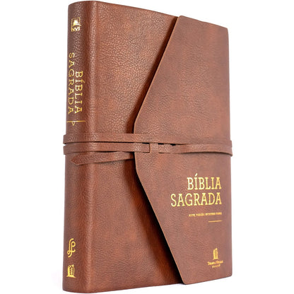 Bíblia Sagrada | NVI | Letra Normal | c/ Espaço para Anotações | Capa Couro Soft