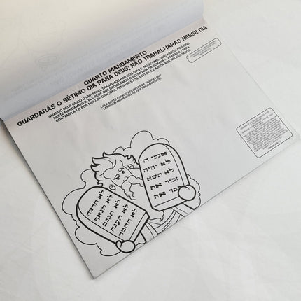 Os Dez Mandamentos | Prancheta para Colorir