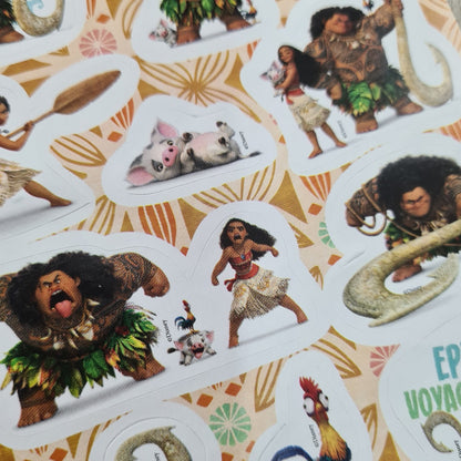 Disney Moana um Mar de Aventuras | Colorindo com Adesivos