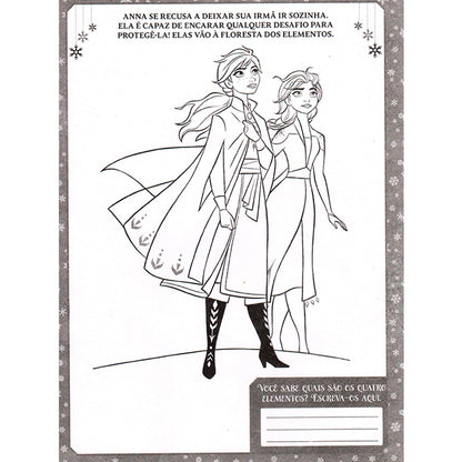 Frozen II | Colorindo com Adesivos | Disney