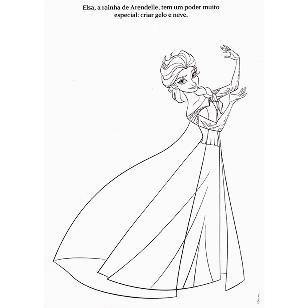 Frozen | Colorindo com Adesivos | Disney