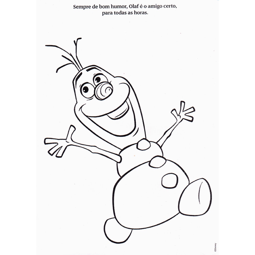 Frozen | Colorindo com Adesivos | Disney