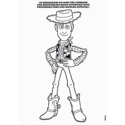 Toy Story 2 | Colorindo com Adesivos | Disney  - Pixar