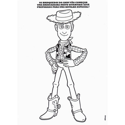 Toy Story 2 | Colorindo com Adesivos | Disney  - Pixar