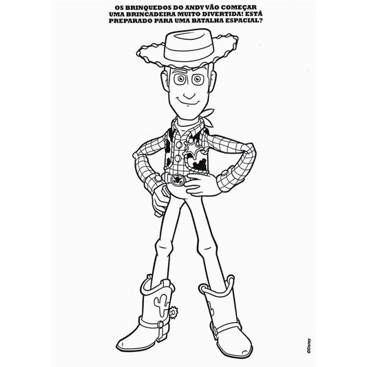 Toy Story 2 | Colorindo com Adesivos | Disney  - Pixar