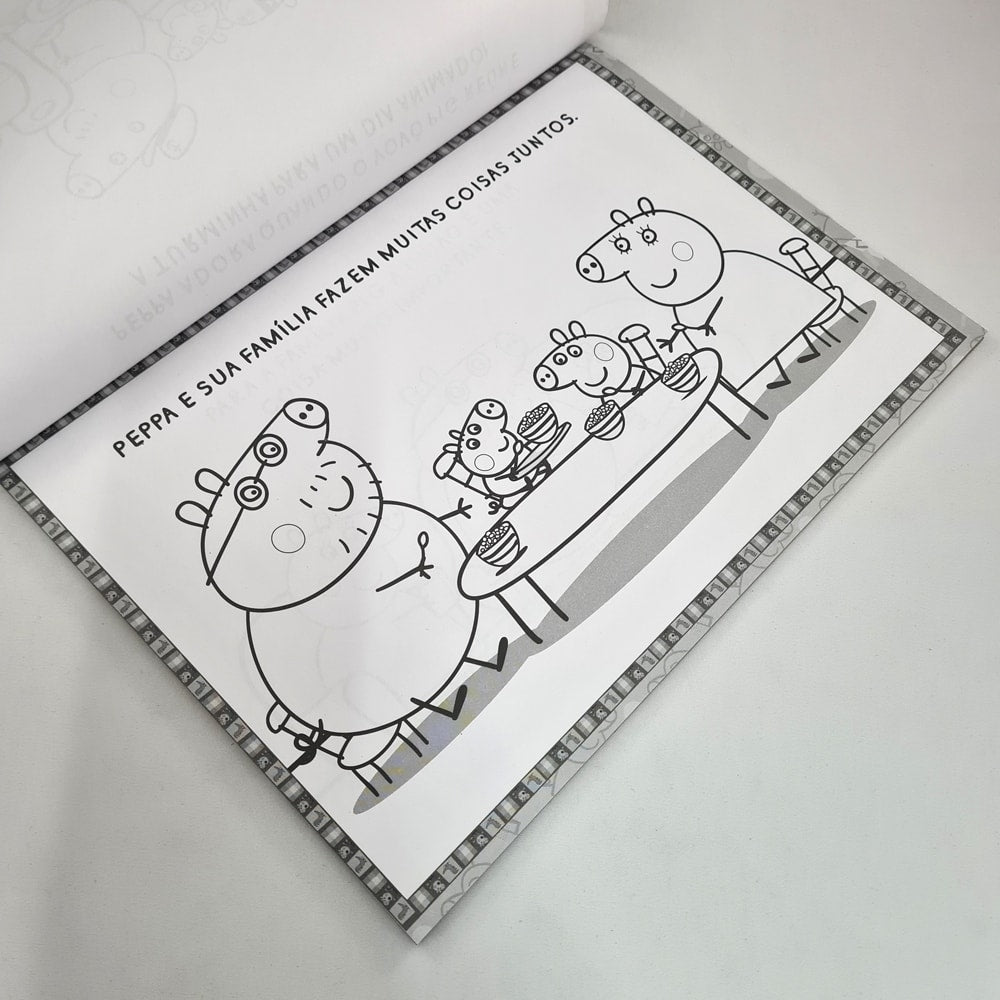 Peppa Pig | Prancheta para Colorir com 1500 Adesivos