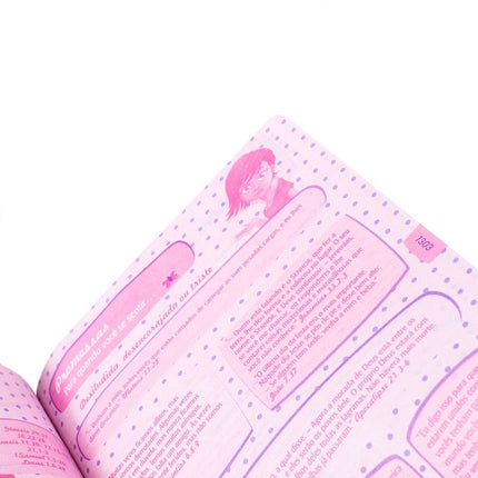 Bíblia Sagrada Entre Meninas e Deus | NTLH | Letra Normal | Capa Luxo Magnólia