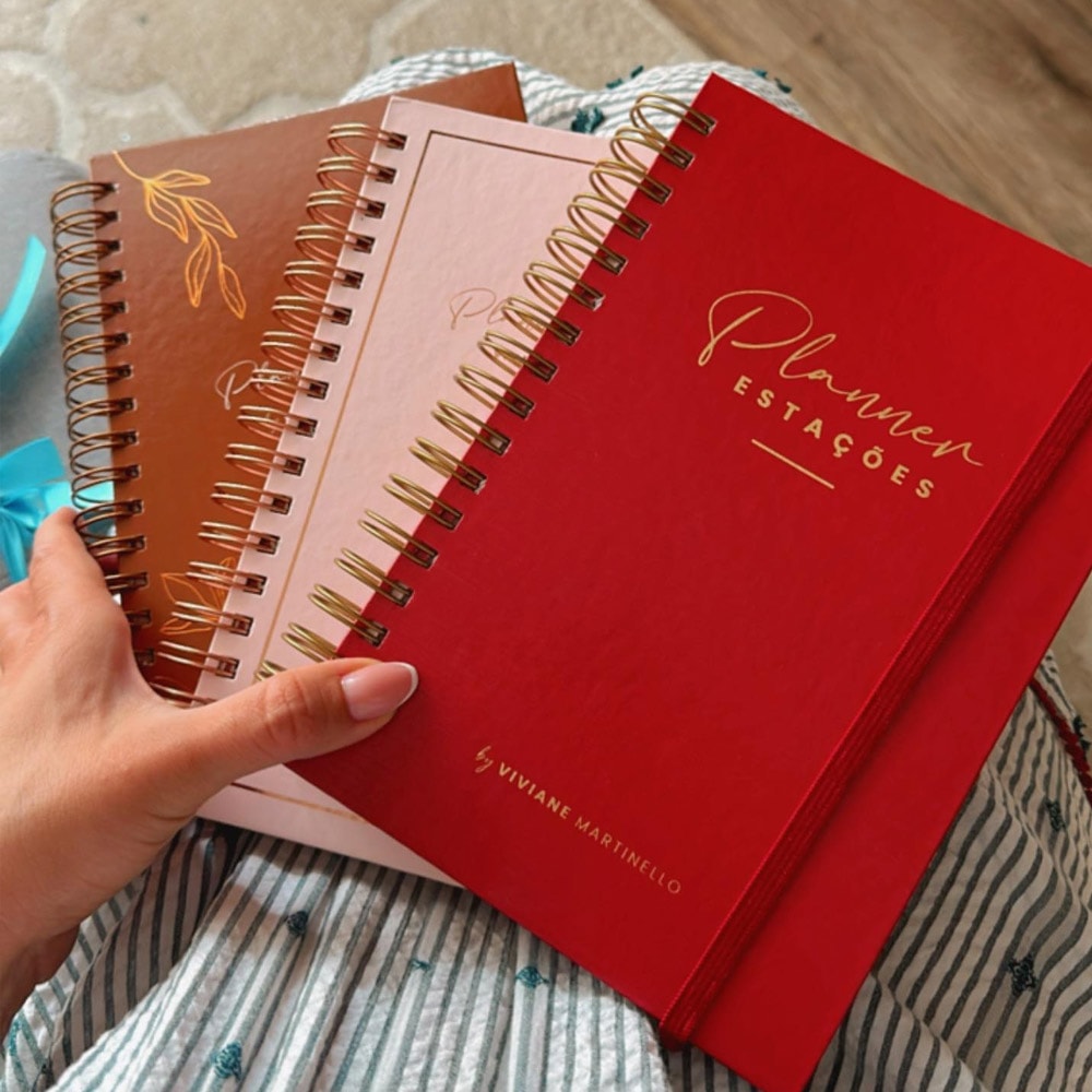 Planner Estações Vermelho | Viviane Martinello