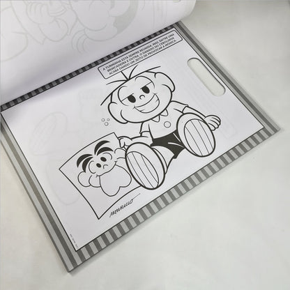 Turma da Mônica | Prancheta para Colorir Com Adesivos | 466 Adesivos