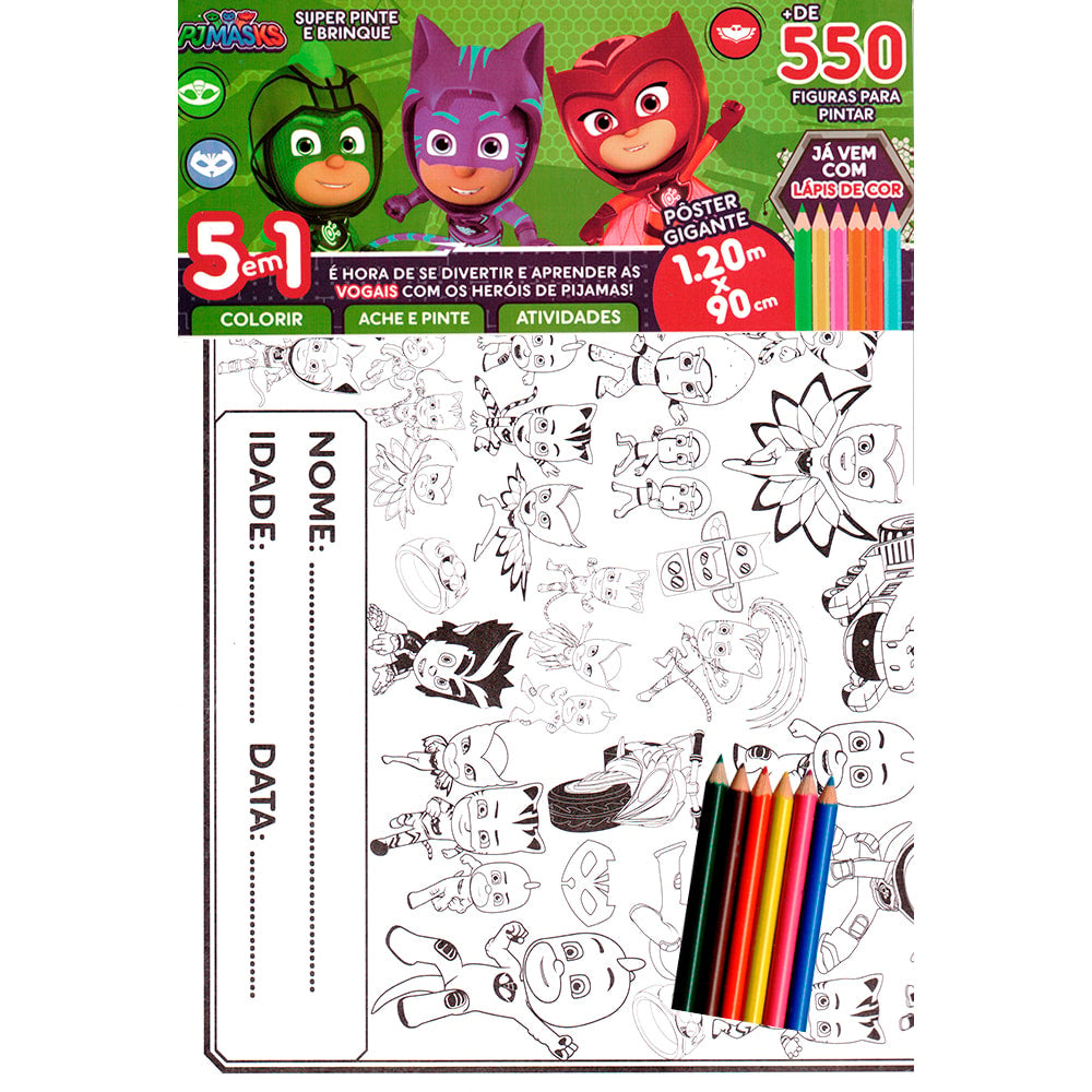 Pj Masks | Super Pinte e Brinque