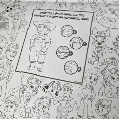 Patrulha Canina | Super Pinte e Brinque | Poster Gigante