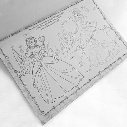Princesas Do Reino | Prancheta Para Colorir