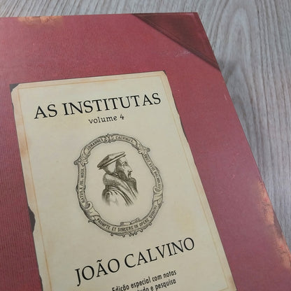 Box As Institutas de João Calvino | 4 Volumes | Capa Dura