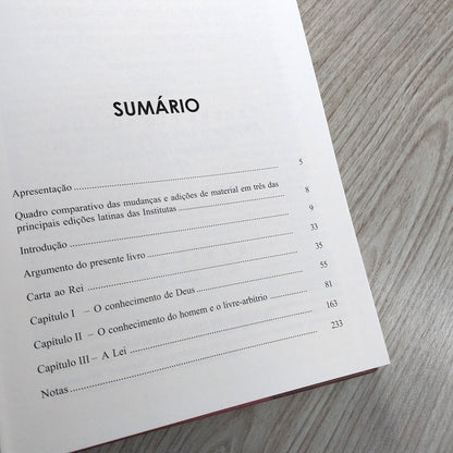 Box As Institutas de João Calvino | 4 Volumes | Capa Dura