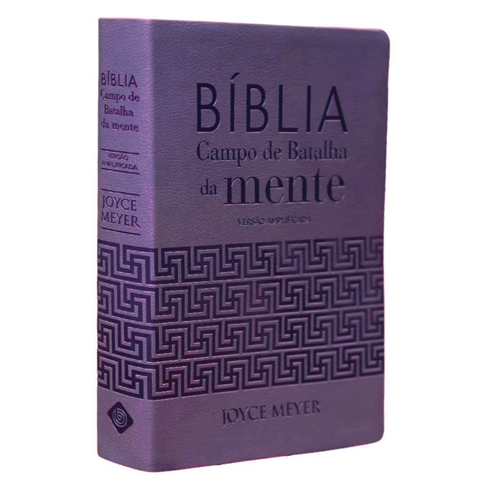 Bíblia Campo de Batalha da Mente | NVA | Letra Normal | Capa Luxo Lilás