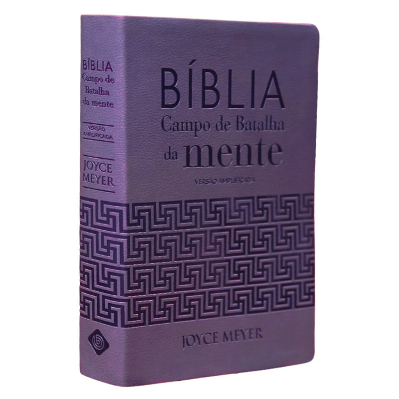 Bíblia Campo de Batalha da Mente | NVA | Letra Normal | Capa Luxo Lilás