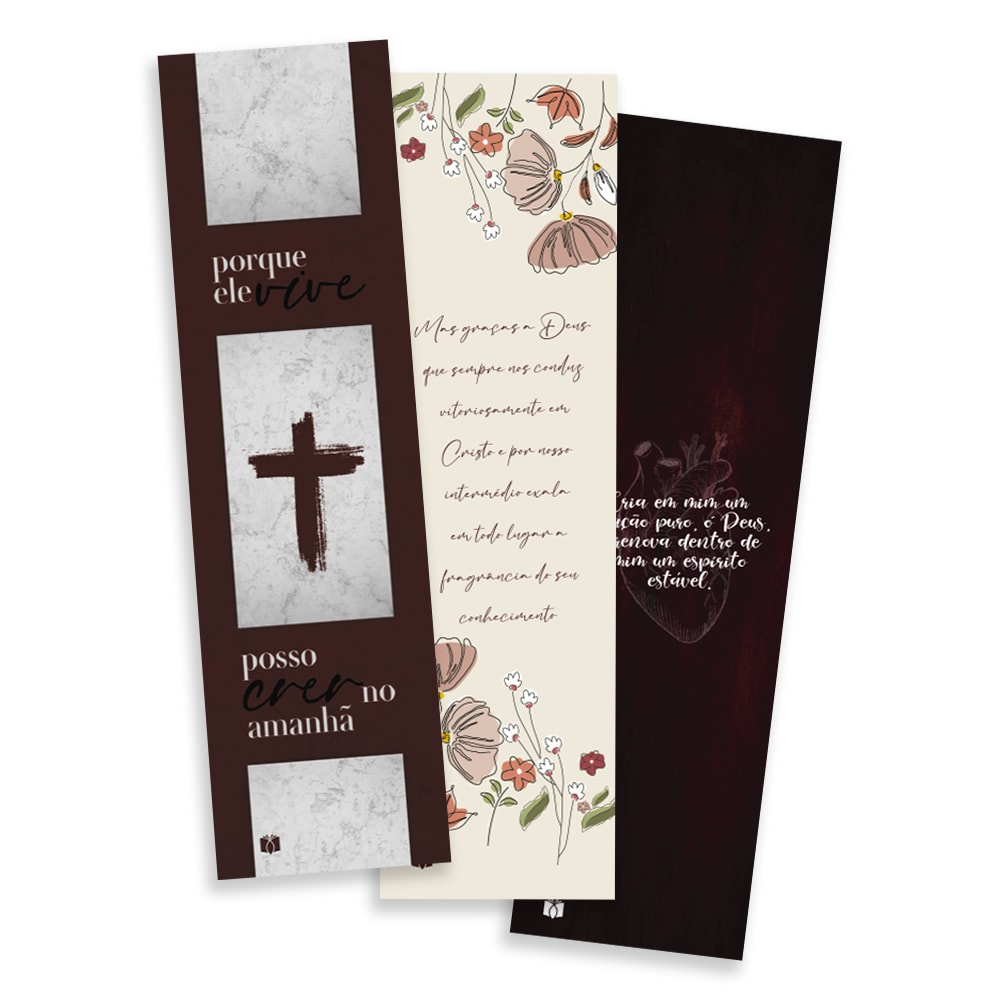 Kit 10 Marca Paginas Plenitude