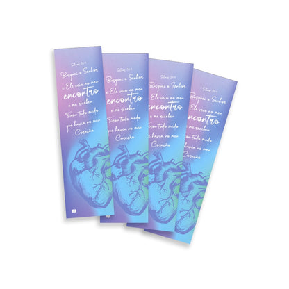 Kit 10 Marca Páginas | Salmos 34:4