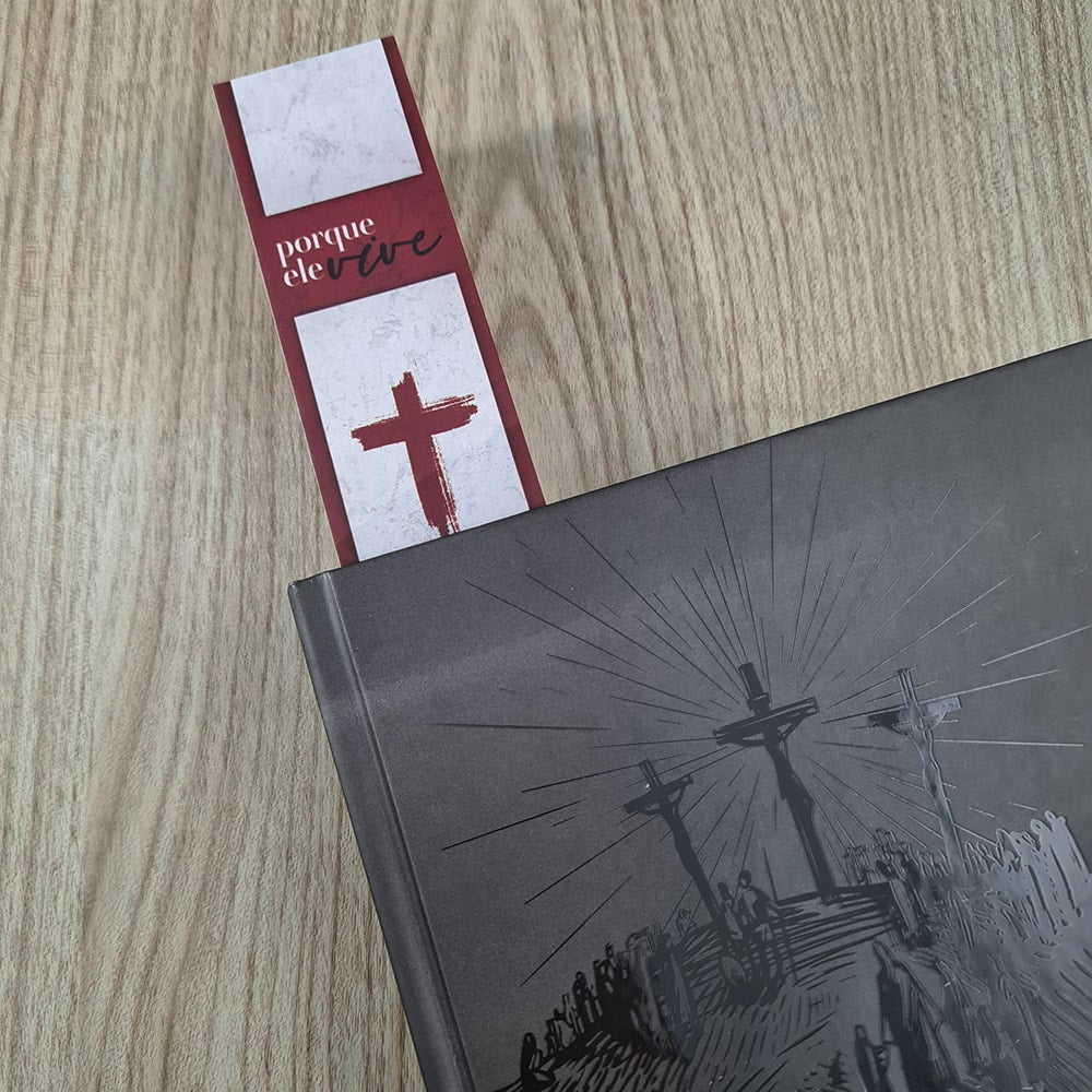 Kit 10 Marca Páginas | Porque Ele Vive