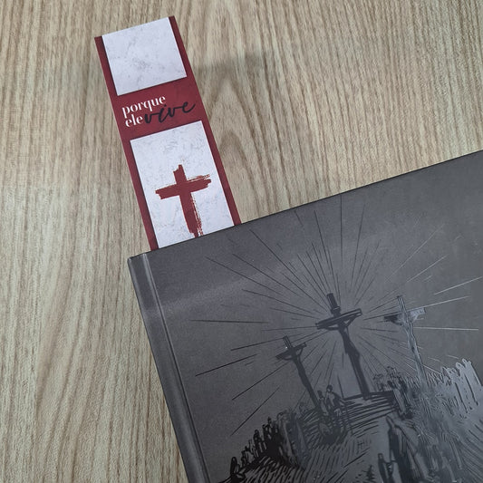 Kit 10 Marca Páginas | Porque Ele Vive