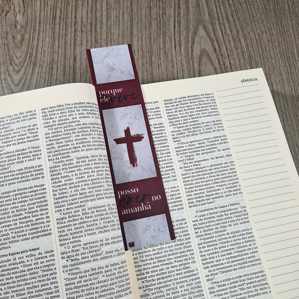 Kit 10 Marca Páginas | Porque Ele Vive