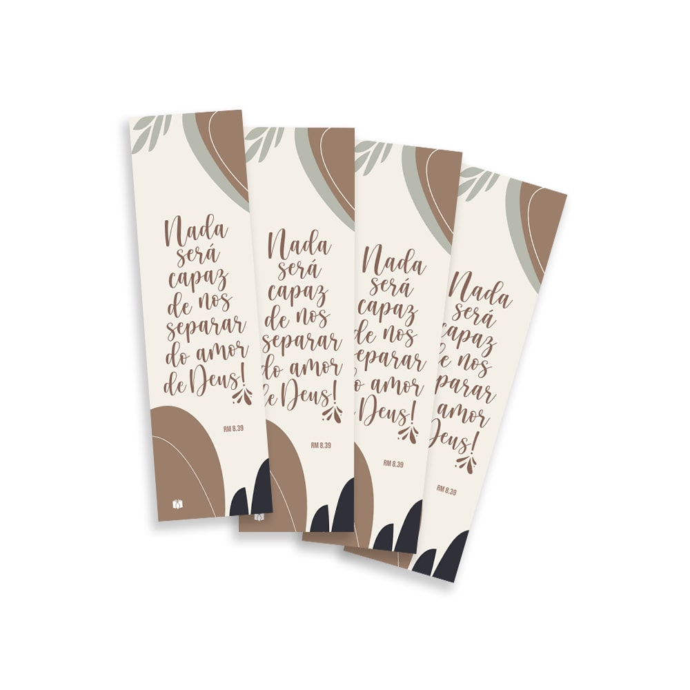 Kit 10 Marca Páginas | Nada Será Capaz