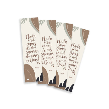 Kit 10 Marca Páginas | Nada Será Capaz