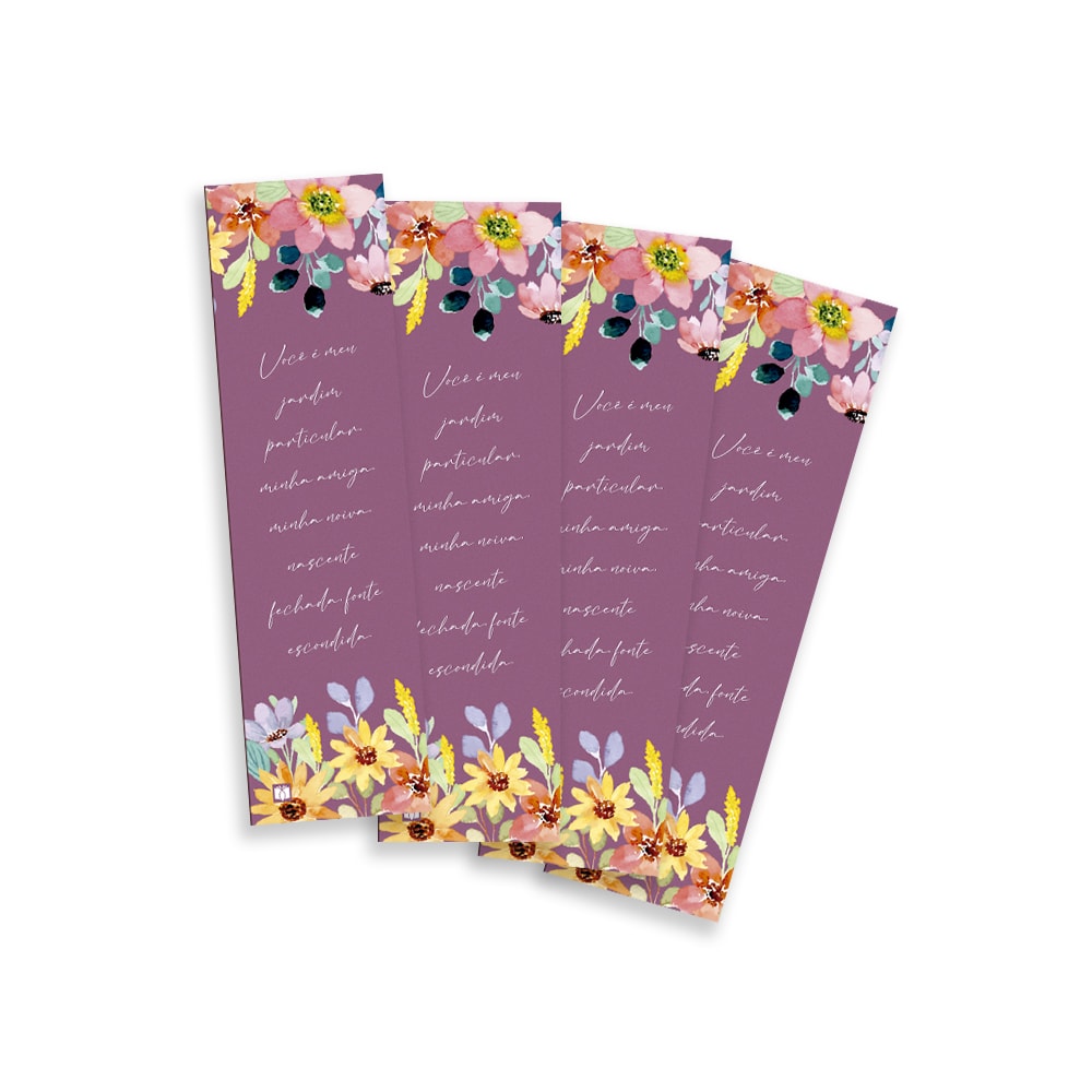 Kit 10 Marca Páginas | Primavera Alegre