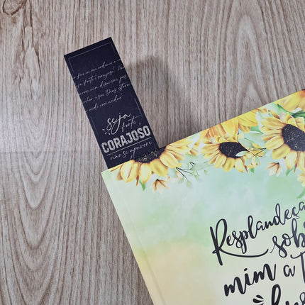 Kit 10 Marca Páginas | Seja Forte e Corajoso