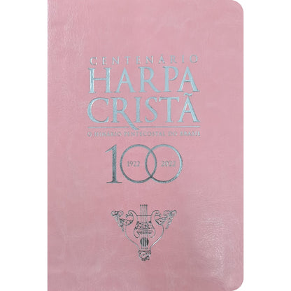 Harpa Cristã Centenário | Média | Capa Luxo Rosa Blush