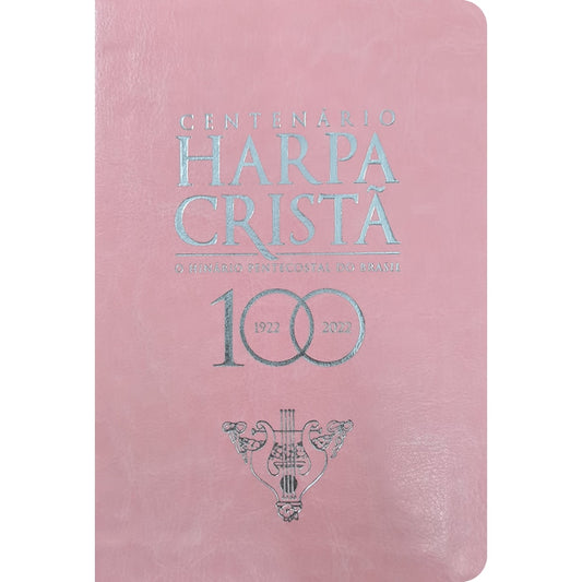 Harpa Cristã Centenário | Média | Capa Luxo Rosa Blush
