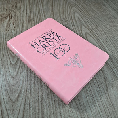 Harpa Cristã Centenário | Média | Capa Luxo Rosa Blush