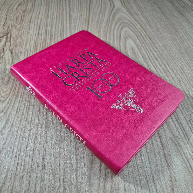 Harpa Cristã Centenário | Média | Capa Luxo Pink