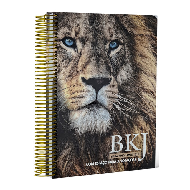 Bíblia King James 1611 Anote Leão Adonai | BKJ | Letra Normal | Com Espaço Para Anotações